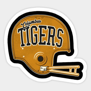 Columbus Panhandles Tigers Football Team Sticker